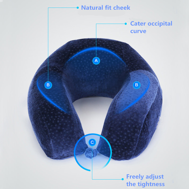 Neck Chin Support Pillow Provides Double Support Portable Neck Pillow 28-28-8